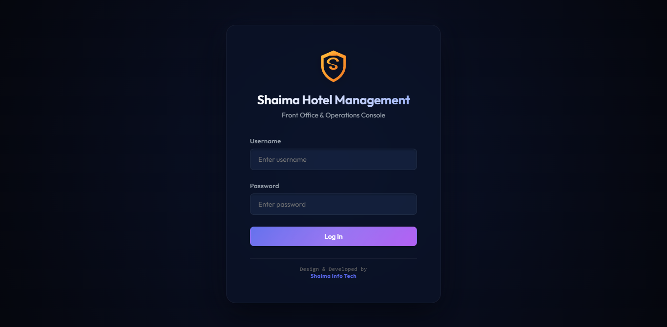 Hotel KPI Analytics Dashboard Screen
